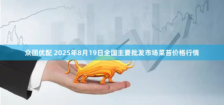 众团优配 2025年8月19日全国主要批发市场菜苔价格行情